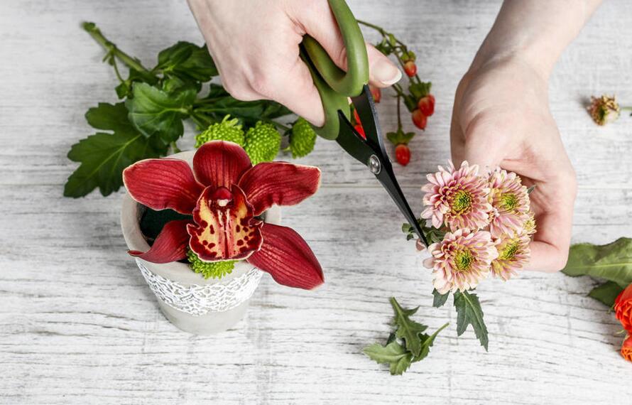 南寧花藝學(xué)校：背好這32個(gè)字教你學(xué)會(huì)插花技巧