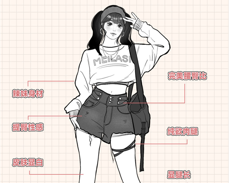 女生如何買到合適的短褲？廣西形象培訓班分享