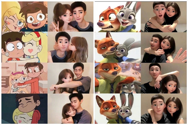 廣西拍照：超全卡通拍照姿勢，古靈精怪