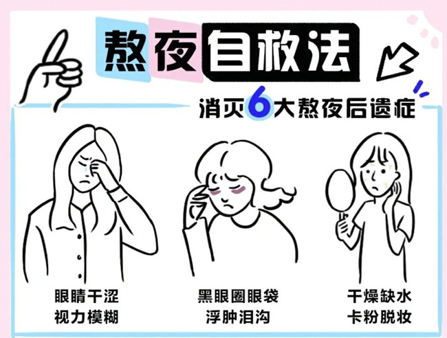 熬夜緩不過神怎么辦？廣西美容與形象設計講解