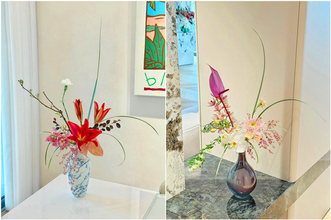 中式花瓶插花作品，南寧插花師學(xué)校收集分享