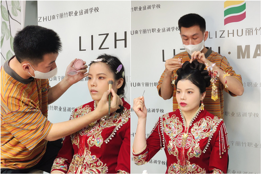 秀禾新娘造型，南寧婚禮化妝分享